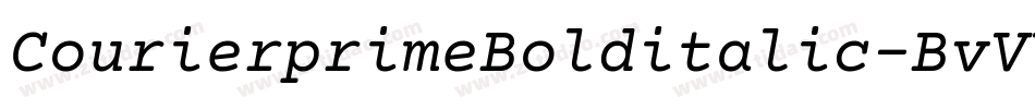 CourierprimeBolditalic-BvVV字体转换