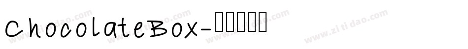ChocolateBox字体转换
