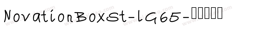 NovationBoxSt-lG65字体转换