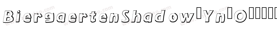 BiergaertenShadow-Yn2O字体转换