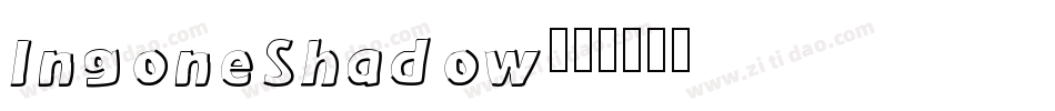 IngoneShadow字体转换