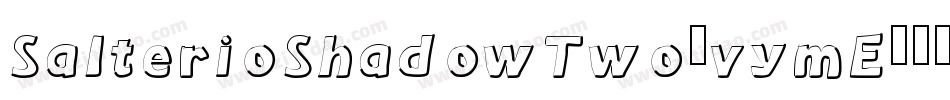 SalterioShadowTwo-vymE字体转换