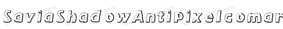 SaviaShadowAntipixelcomar-YoJO字体转换