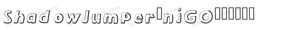 ShadowJumper-njGO字体转换