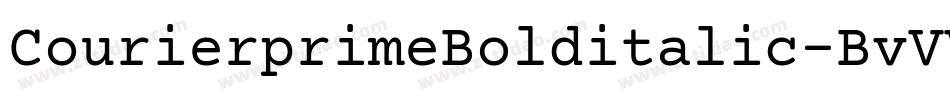 CourierprimeBolditalic-BvVV字体转换