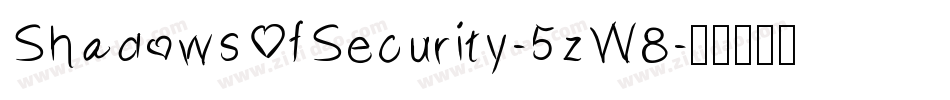 ShadowsOfSecurity-5zW8字体转换