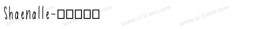 Shaenalle字体转换