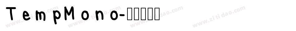 TempMono字体转换