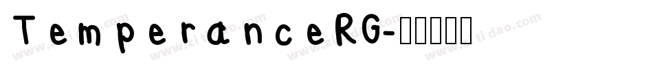 TemperanceRG字体转换
