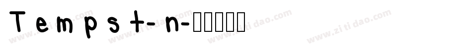 Tempst-n字体转换