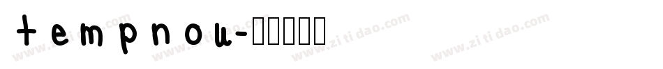tempnou字体转换
