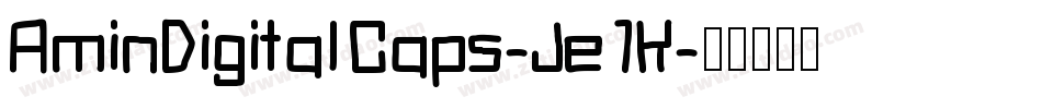 AminDigitalCaps-Je1K字体转换