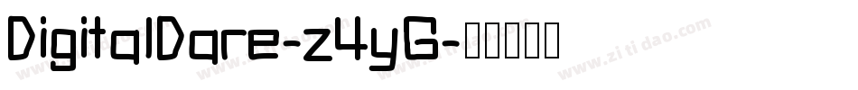 DigitalDare-z4yG字体转换