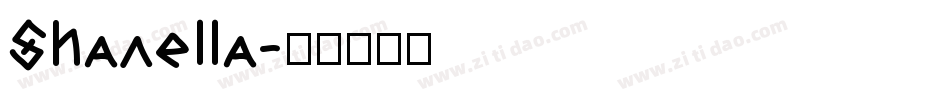 Shanella字体转换