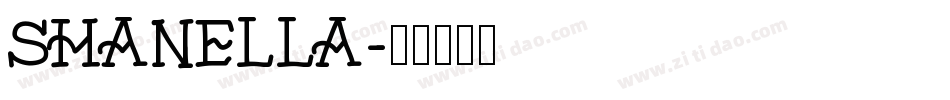 Shanella字体转换