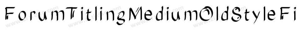 ForumTitlingMediumOldStyleFigs字体转换