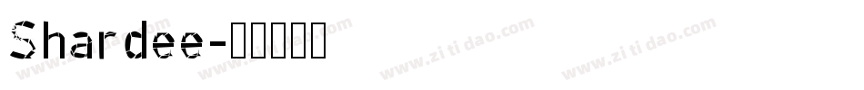 Shardee字体转换