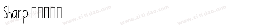Sharp字体转换
