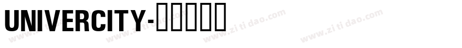 Univercity字体转换
