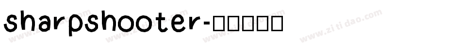 sharpshooter字体转换