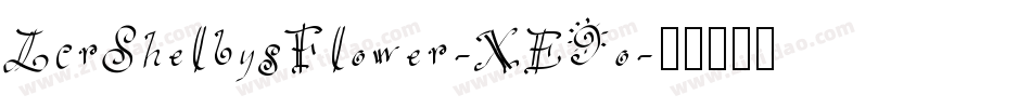 LcrShelbysFlower-XE9o字体转换