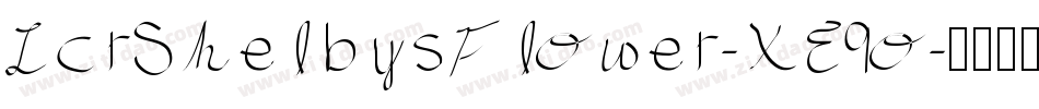 LcrShelbysFlower-XE9o字体转换