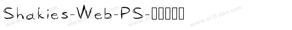 Shakies-Web-PS字体转换