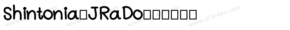 Shintonia-JRaDo字体转换