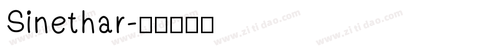 Sinethar字体转换