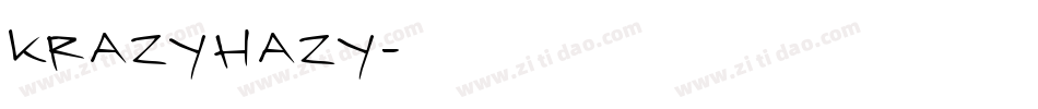 KrazyHazy字体转换