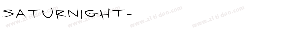 Saturnight字体转换