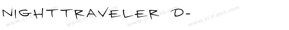 nighttraveler3d字体转换