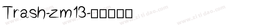 Trash-zm13字体转换