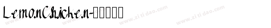 LemonChicken字体转换