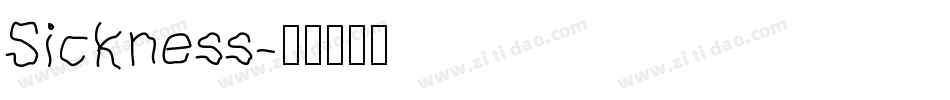 Sickness字体转换