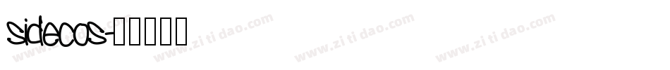 sidecos字体转换