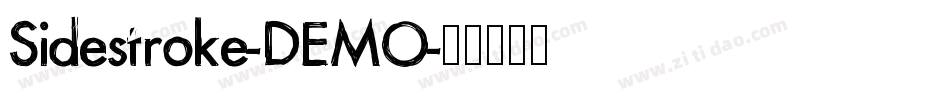 Sidestroke-DEMO字体转换