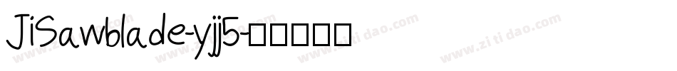 JiSawblade-yjj5字体转换