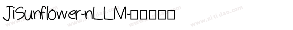 JiSunflower-nLLM字体转换