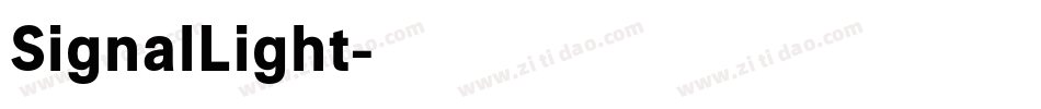 SignalLight字体转换