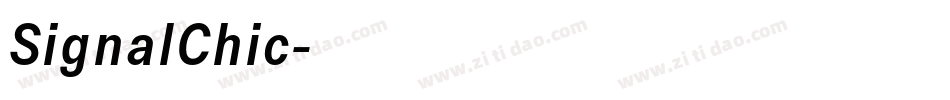 SignalChic字体转换