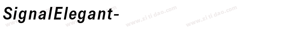 SignalElegant字体转换