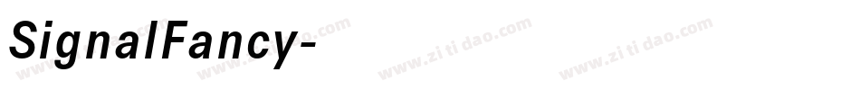 SignalFancy字体转换