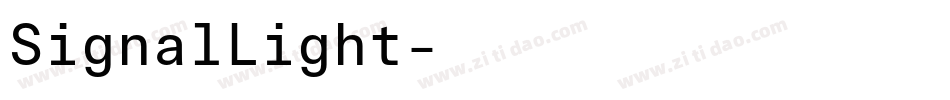 SignalLight字体转换