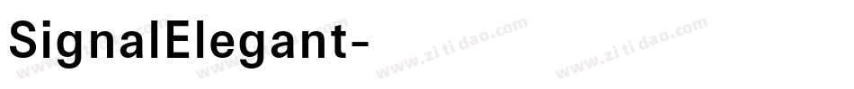 SignalElegant字体转换