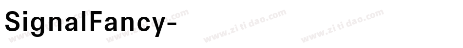 SignalFancy字体转换
