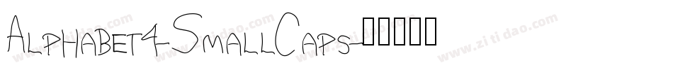 Alphabet4-SmallCaps字体转换