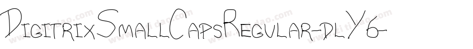 DigitrixSmallCapsRegular-dlY6字体转换