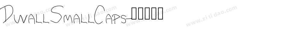 DuvallSmallCaps字体转换