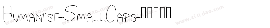 Humanist-SmallCaps字体转换